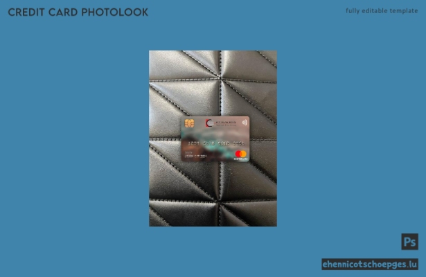 Äquatorialguinea CCEI Bank Mastercard Fotoansicht Beispielvorschau